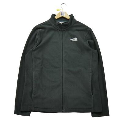 Seconda Mano - Giacca in pile nera TNF da uomo - Stato buono