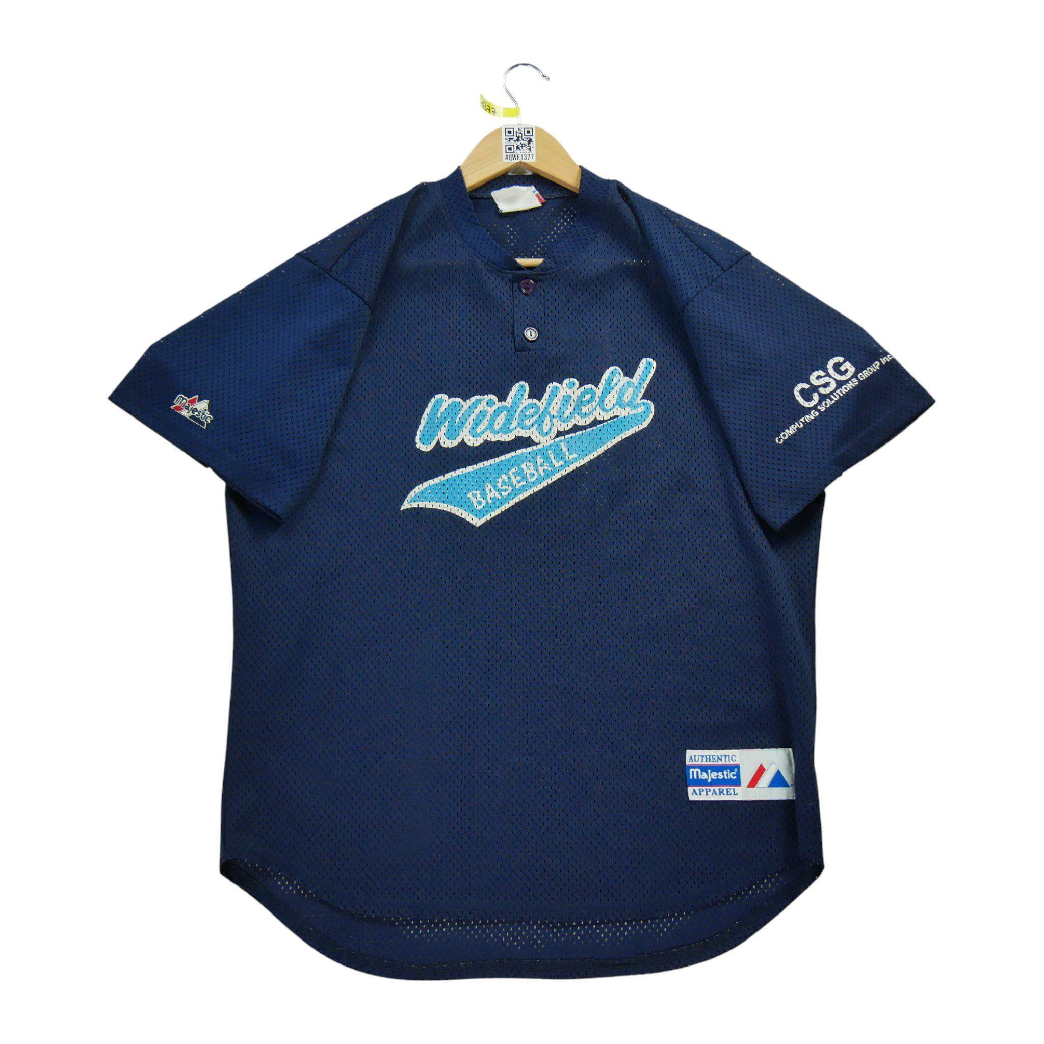 Reconditionné - Maillot Homme baseball Marine - Bon État 2/7