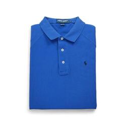 Reconditionné - Polo manches courtes Homme Bleu - Bon État