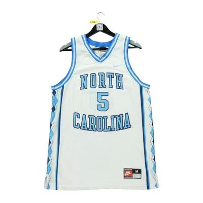 Tweedehands - heren ncaa north carolina wit jersey - goede staat