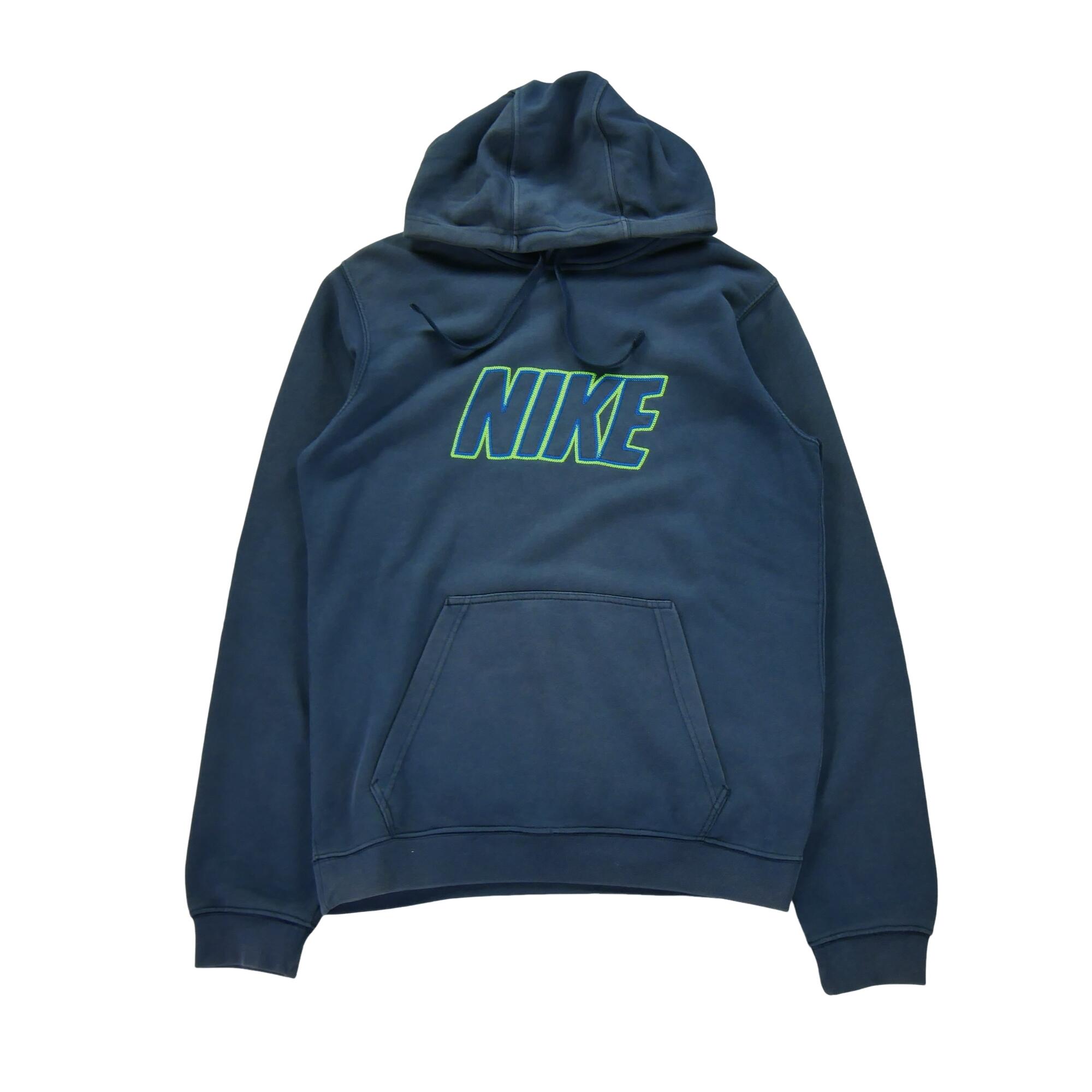 NIKE Reconditionné - Sweat à capuche Homme Marine - Bon État