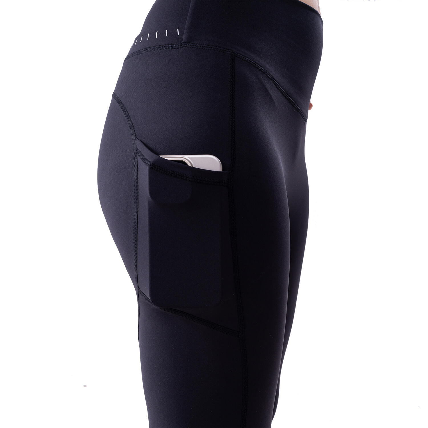 Leggings de yoga para mujer, pantalones de yoga ajustados de cintura alta, negro 4/7