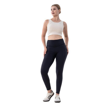 Leggings de Yoga pour Femmes, Pantalon de Yoga ajusté à taille haute, Noir. XL