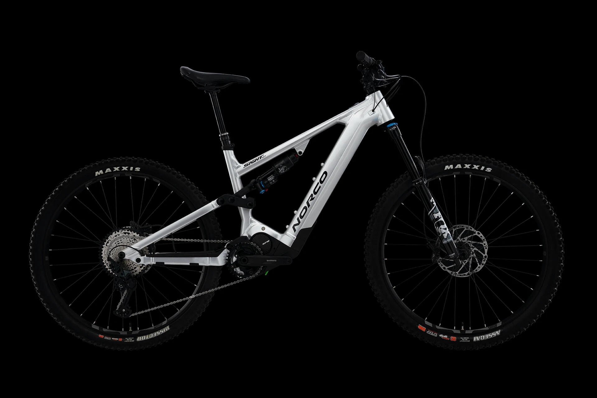 Norco SIGHT VLT A1 Silver/Black 29" 900 Wh Diamant E-Mountainbike in Silber 2/6
