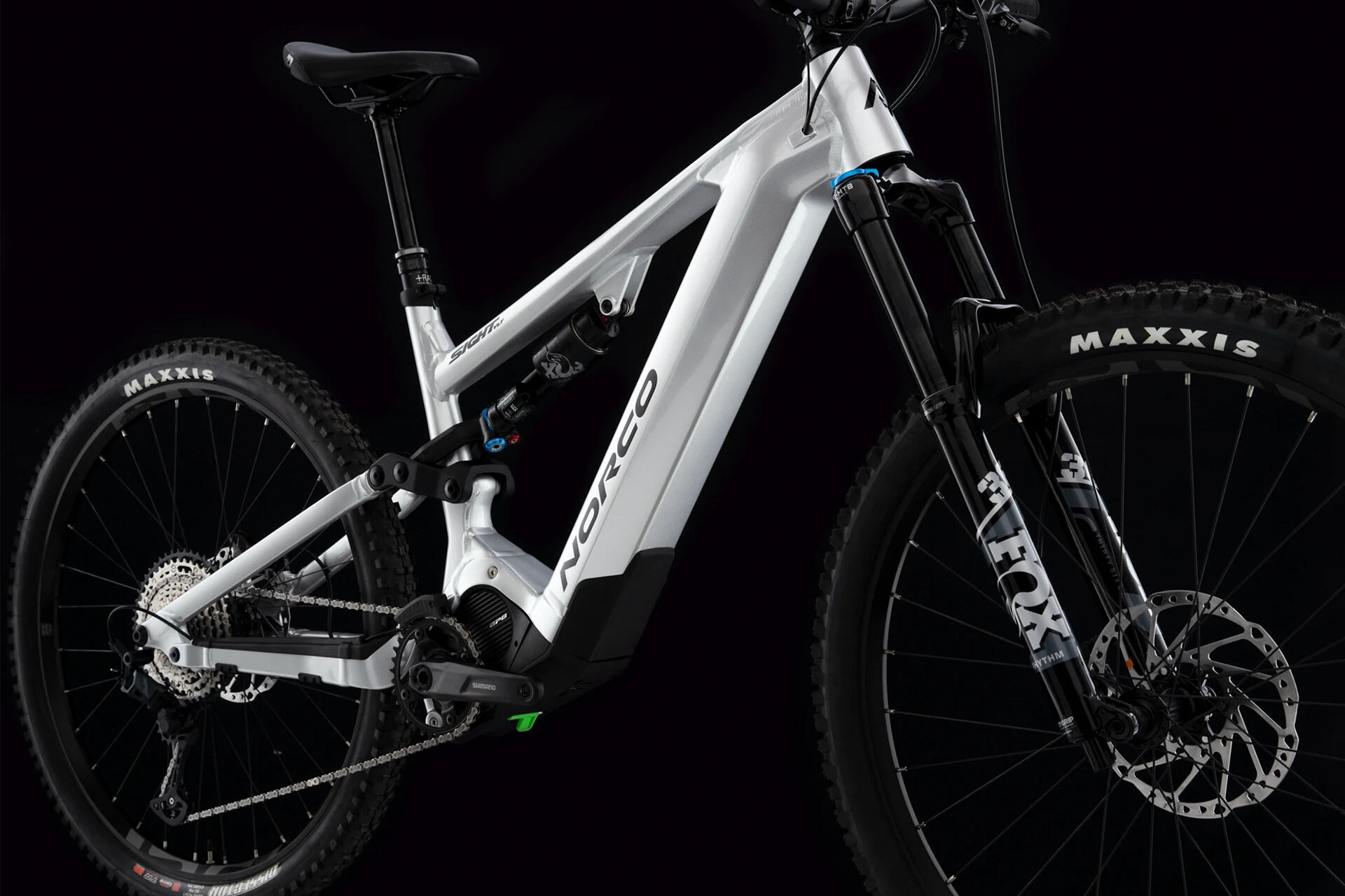 Norco SIGHT VLT A1 Silver/Black 29" 900 Wh Diamant E-Mountainbike in Silber 4/6