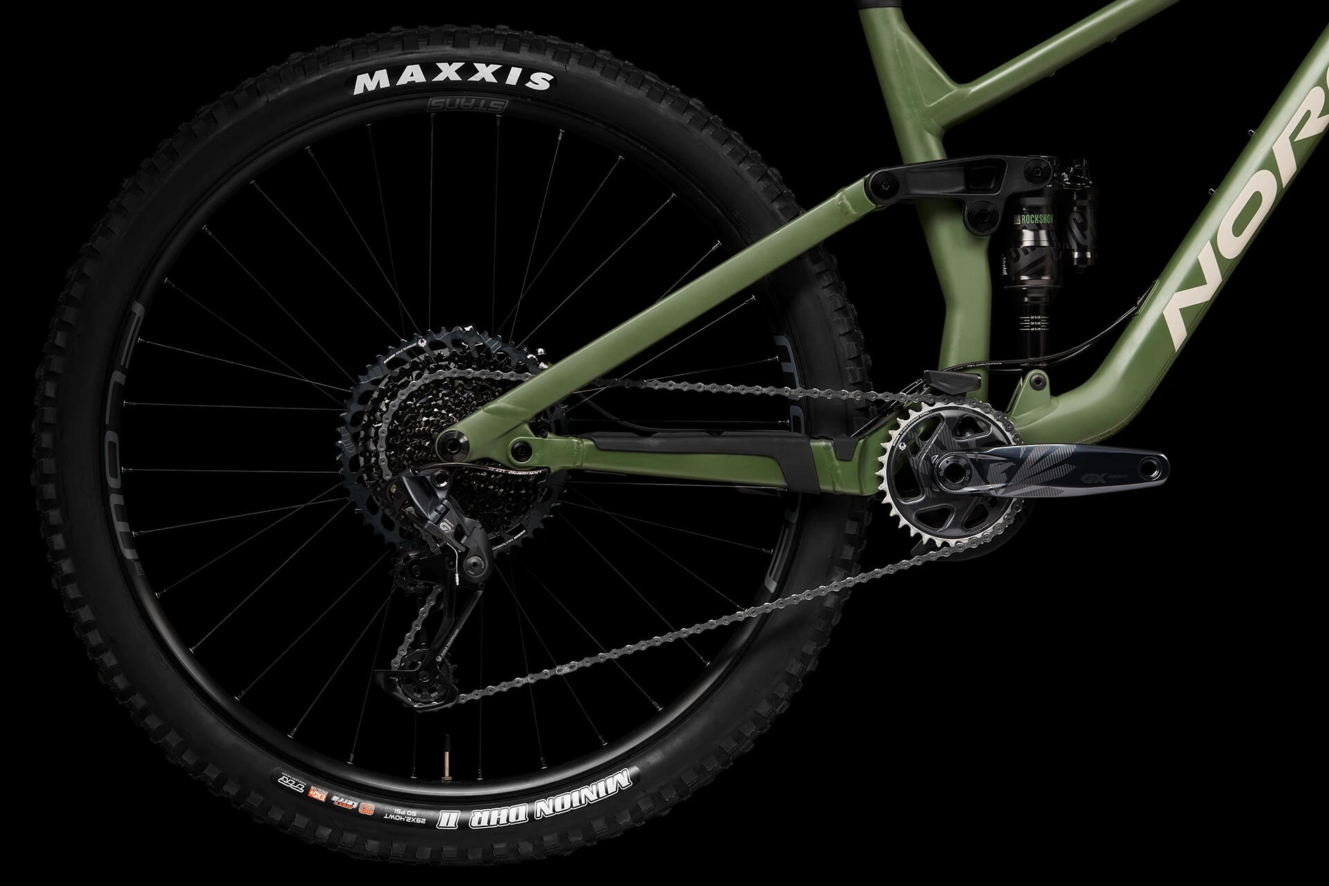 Norco SIGHT A1 Green/Grey 29" Diamant MTB Fully in Grün 4/6
