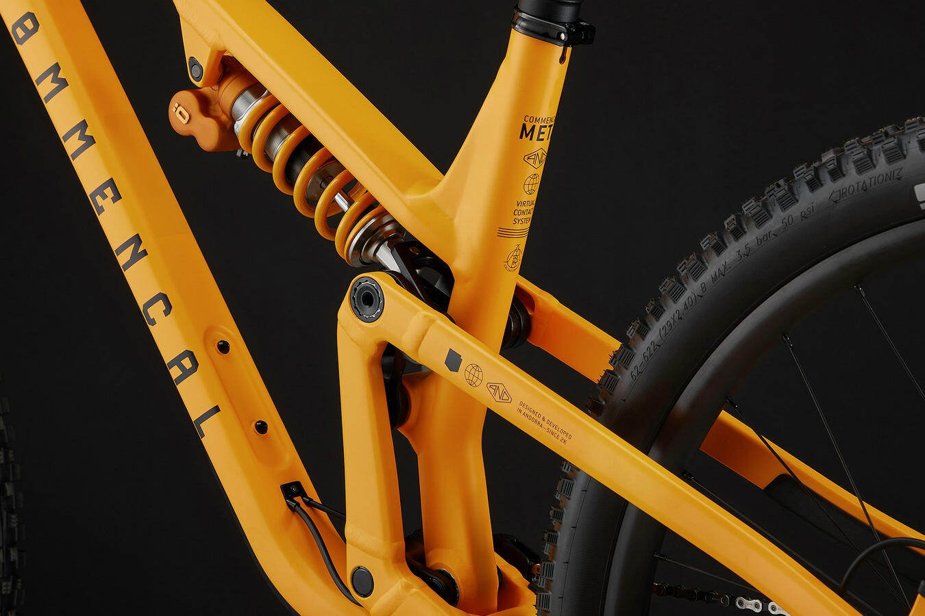 META V5 OHLINS EDITION MTB Fully in Yellow 4/6