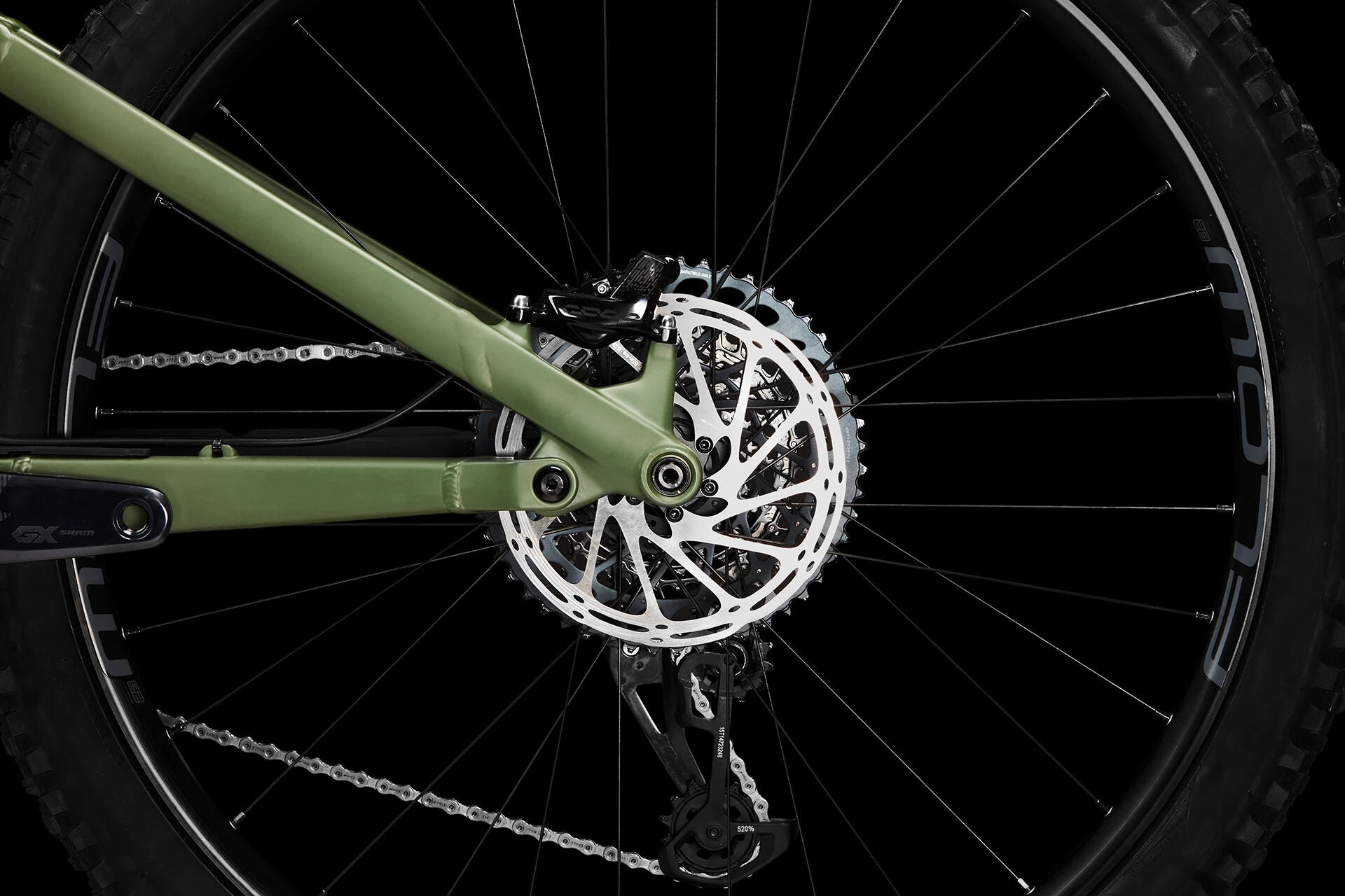 Norco SIGHT A1 Green/Grey 27,5" Diamant MTB Fully in Grün 5/6
