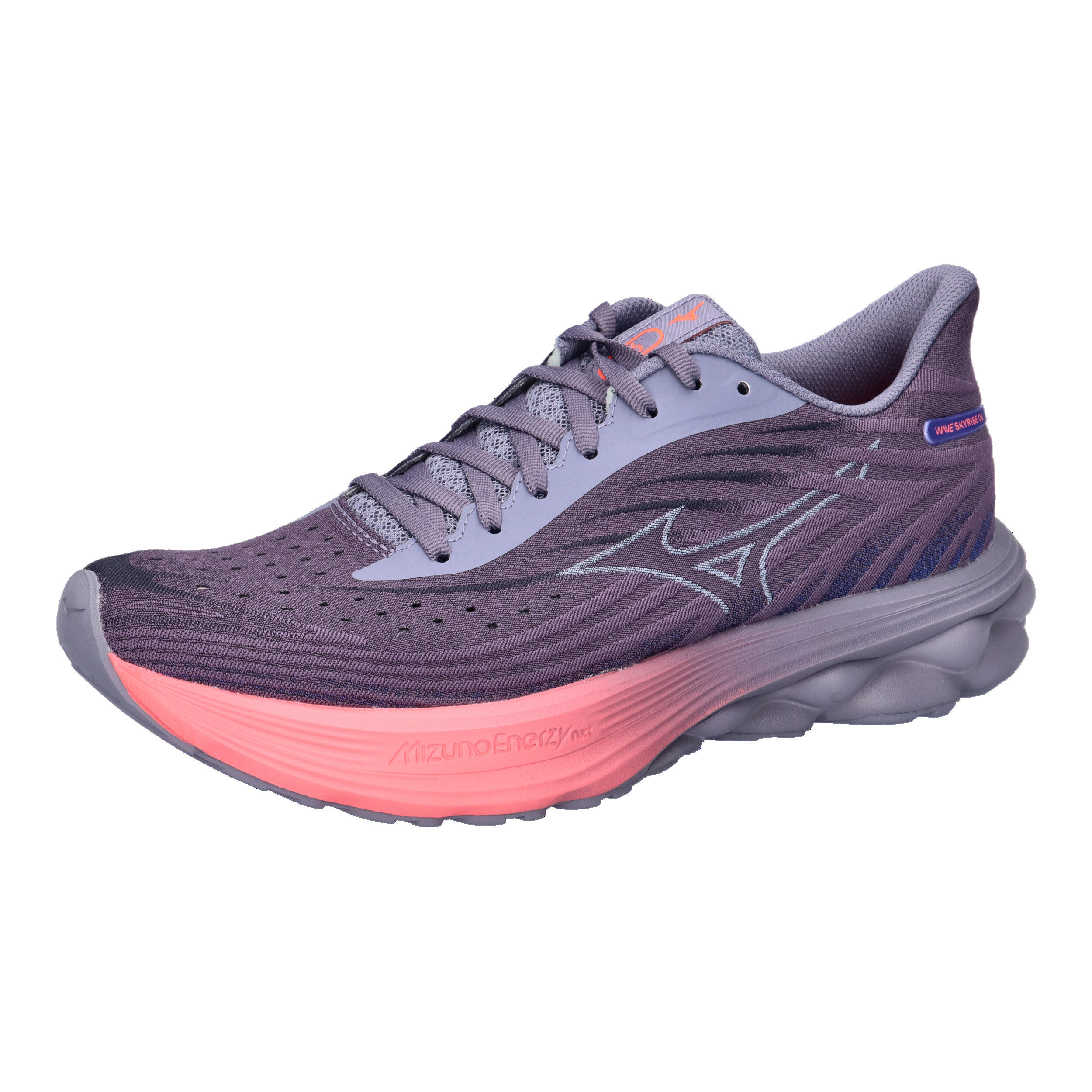 Mizuno - Chaussures Running Femmes Mizuno Wave Skyrise 5 - Chaussures De Sport - Bleu|gris|orange - Decathlon