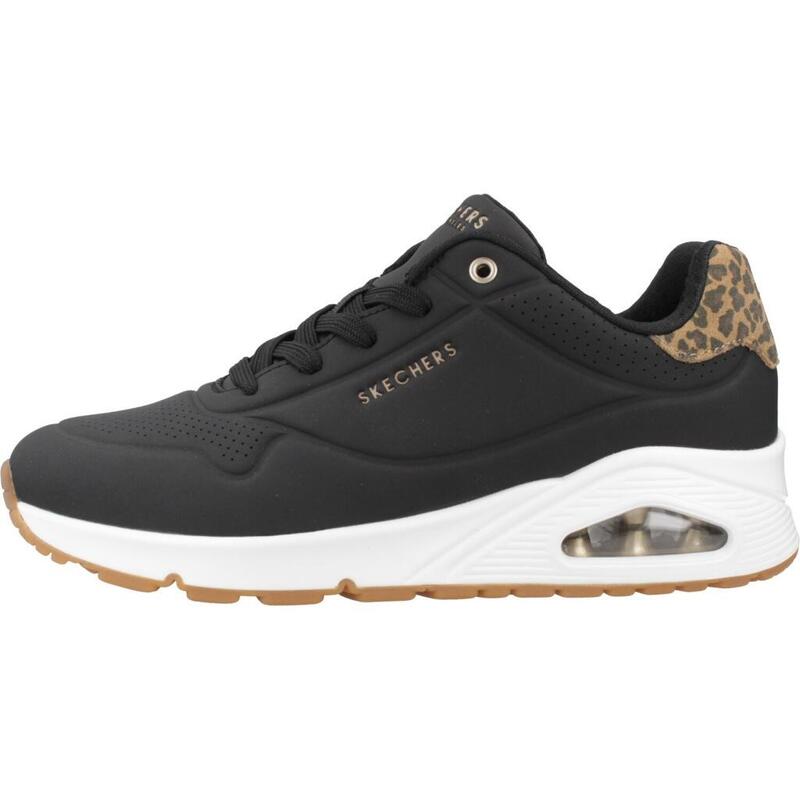 Baskets Femme Baskets Skechers UNO-JUNGLE NITE Noir Skechers
