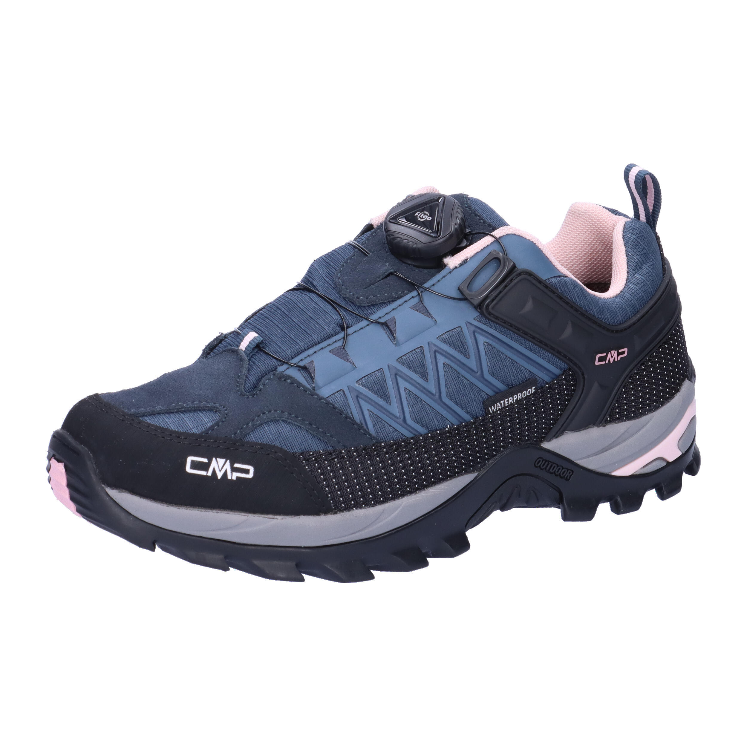 Cmp - Chaussures De Randonnée Pour Femmes Cmp Rigel [3q14826 53ug] Imperméables - Chaussures De Sport - Bleu|noir - Decathlon