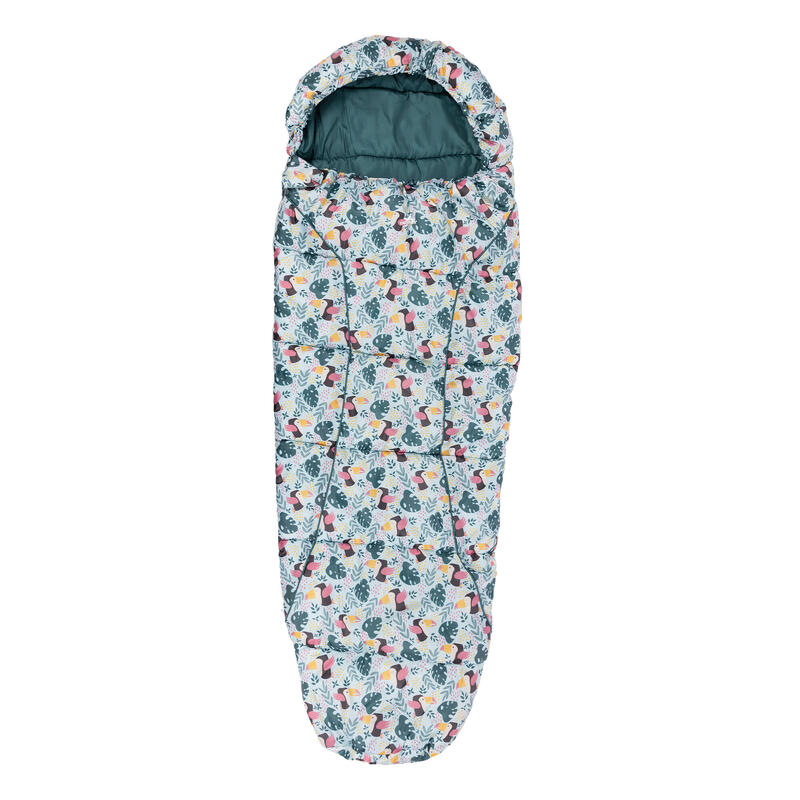 Trespass Catnap Sac De Couchage Double 3 Saisons - Isolation Polyester - Extérieur Résistant à L'Eau - 180x140 Cm