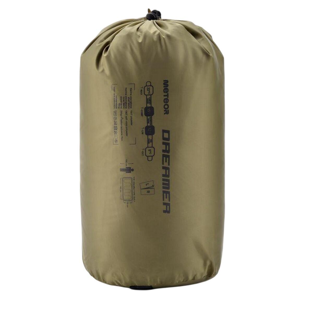 Schlafsack "Dreamer 10168" Damen und Herren Oliv/Schwarz 4/4