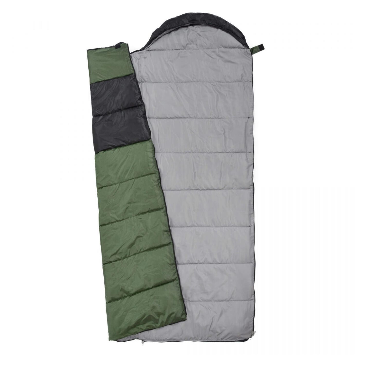 Sac De Couchage BOMBAY (Noir / Vert Foncé) 3/4