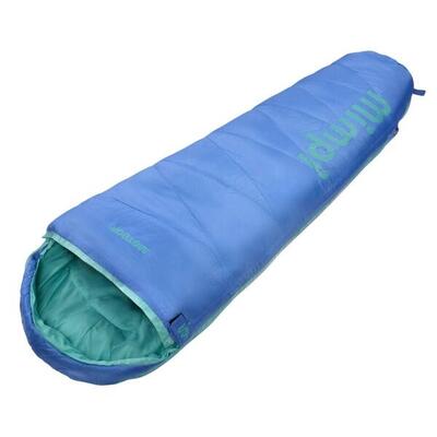 Kinder/kinder mimpi mummie slaapzak (blauw/groen)