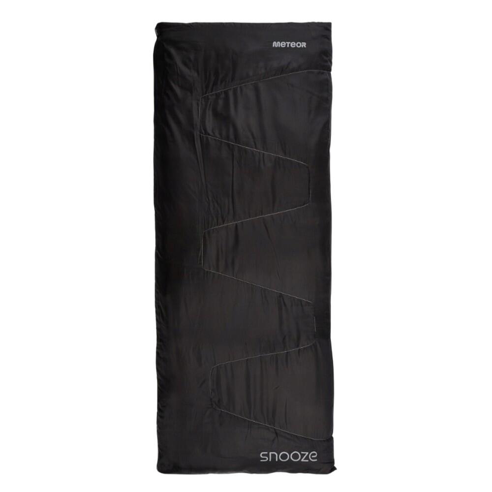 Childrens/Kids Snooze Logo Sleeping Bag (Black/Grey)