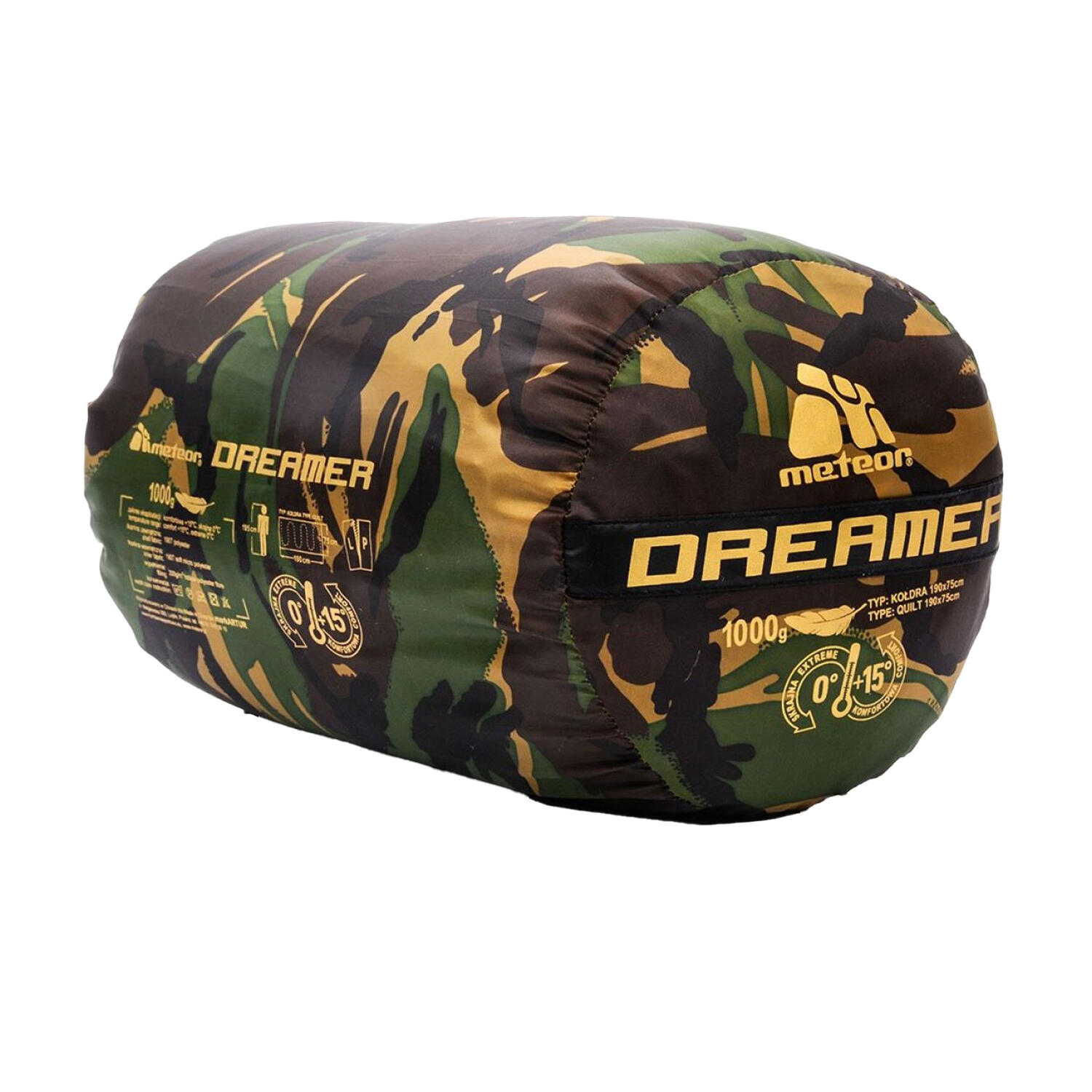 Dreamer Camo Sacco A Pelo Meteor Verde Beige 3/4