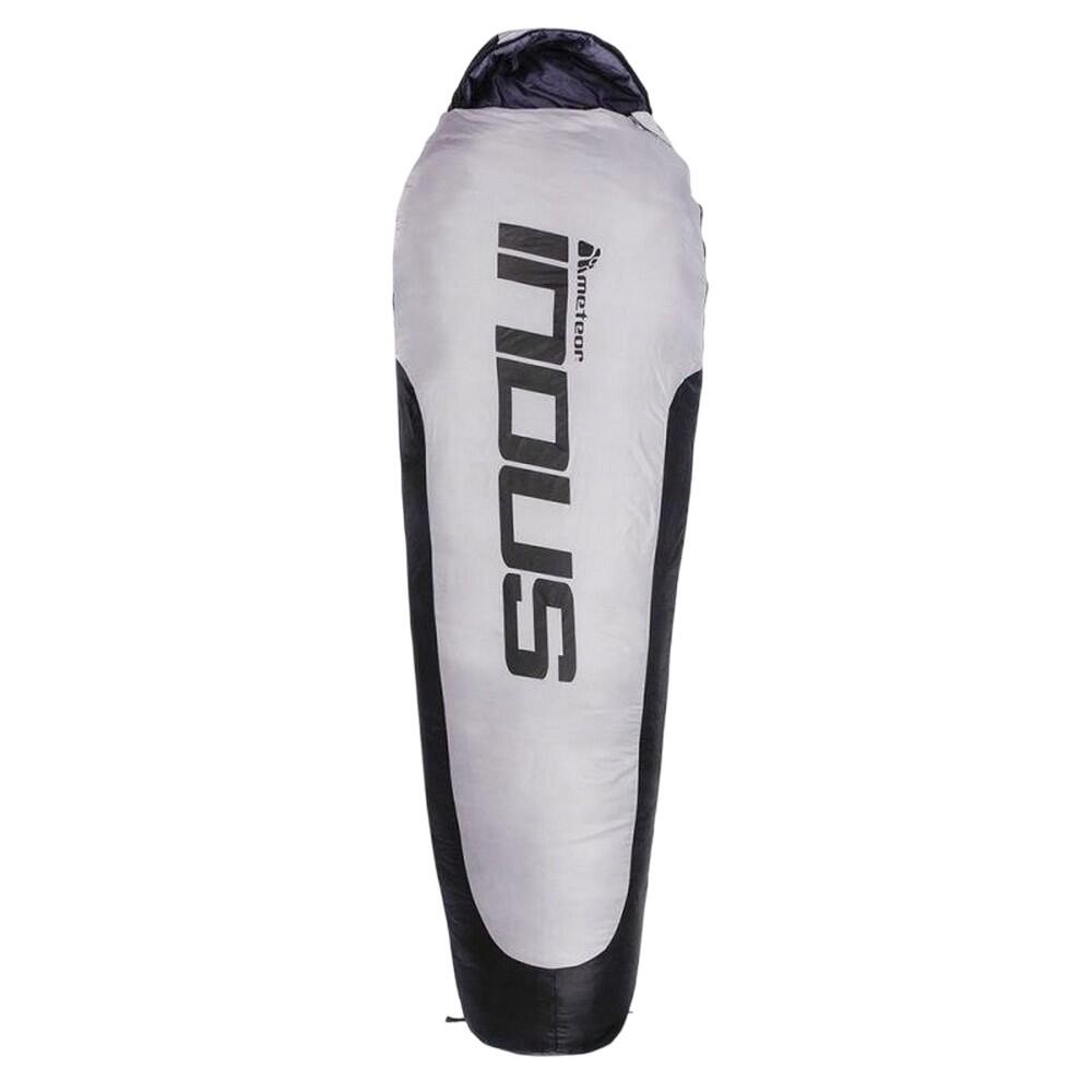 Indus Logo Right Zip Polyester Sleeping Bag (Grey)