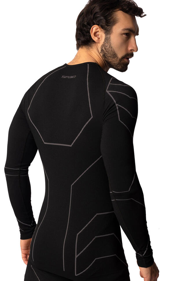 Komplet bielizny męskiej termoaktywnej Spaio Rapid black/grey