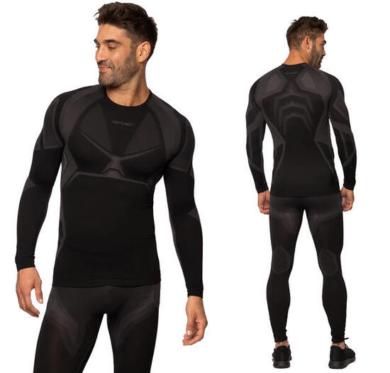 Komplet bielizny damskiej termoaktywnej Spaio Confidence 2.0 black/grey