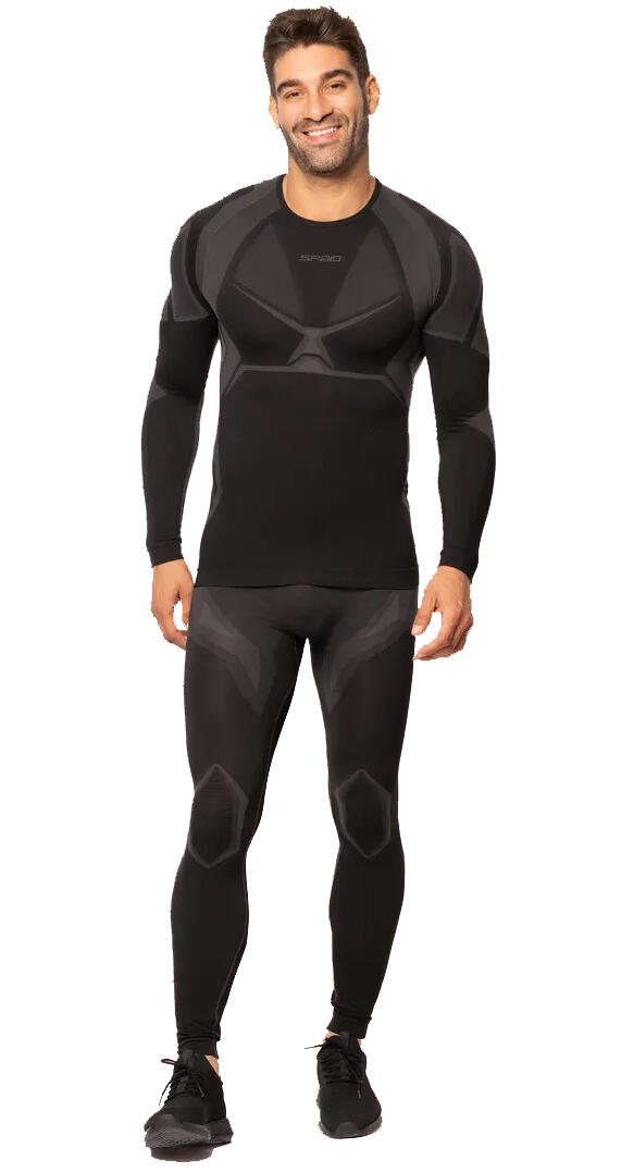Komplet bielizny damskiej termoaktywnej Spaio Confidence 2.0 black/grey 5/7