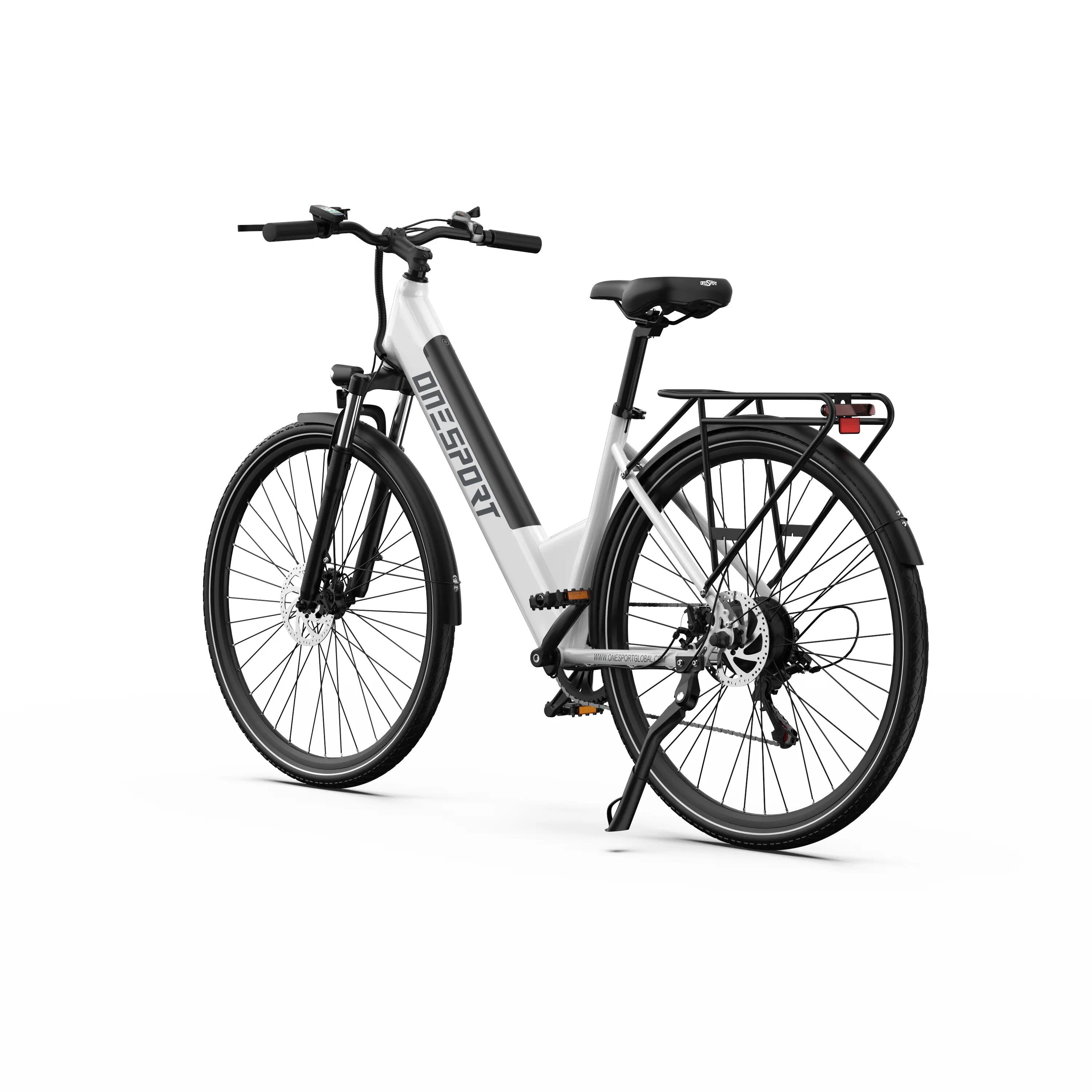 Mestský elektrobicykel ONESPORT OT12 27,5" pláště, motor 250W 6/15