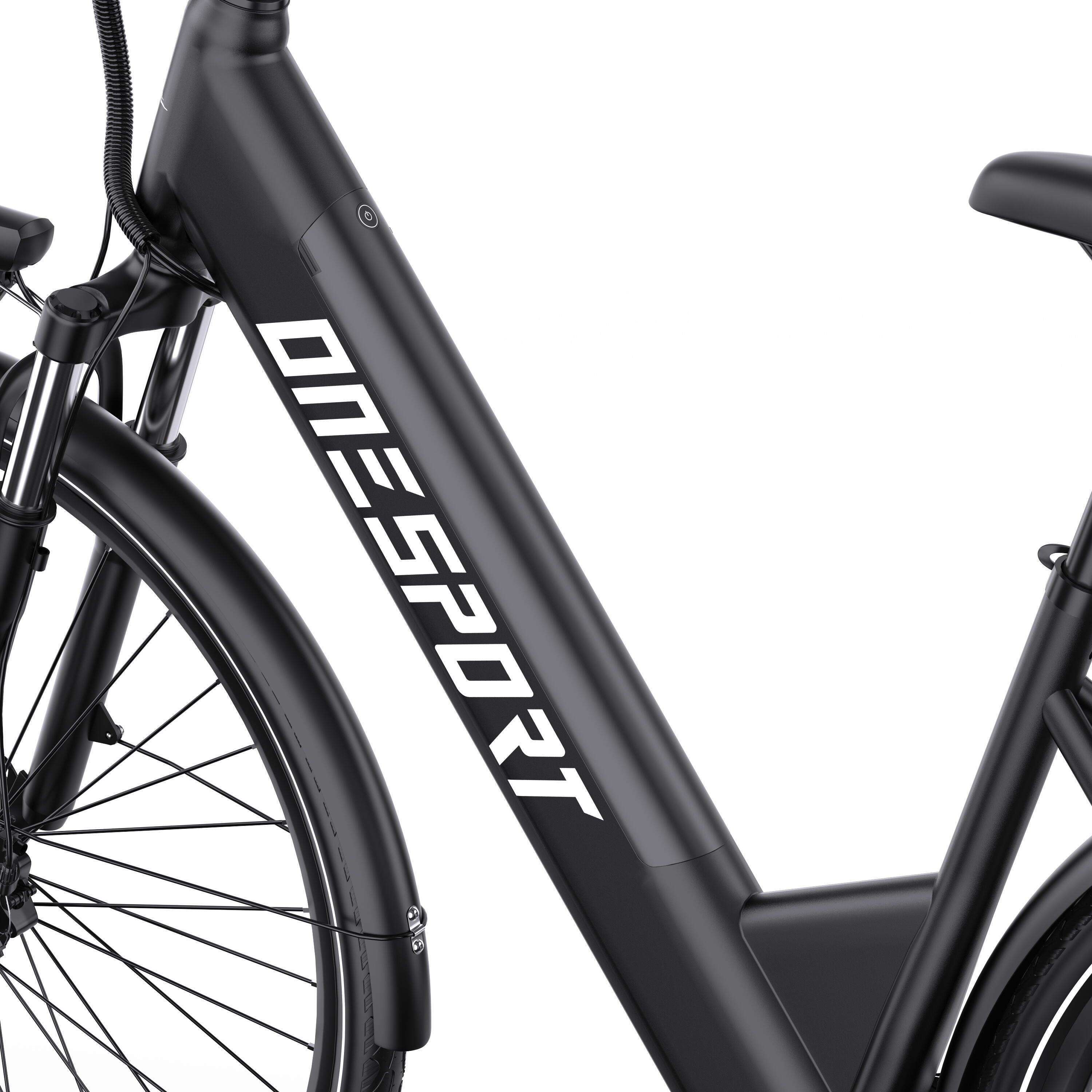 Bicicleta elétrica 250W 65km 44Nm Shimano 7 velocidades 27.5" 4/6