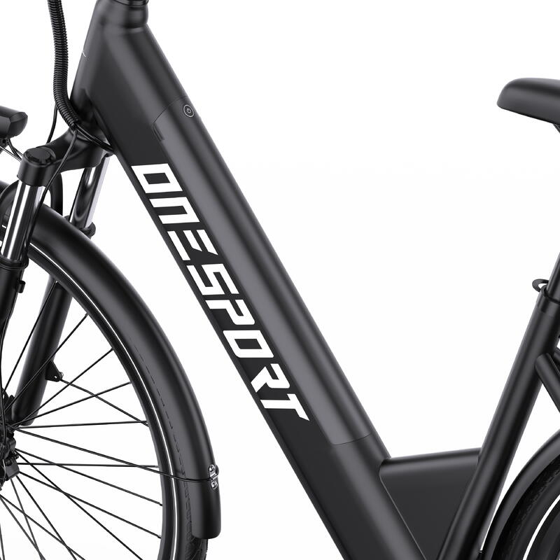 Bicicletă electrică urbană Onesport OT12, 250W cu baterie de 36V 13AH