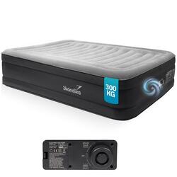 Matelas gonflable double Sveja - 2 personnes - pompe intégrée - Sac de transport