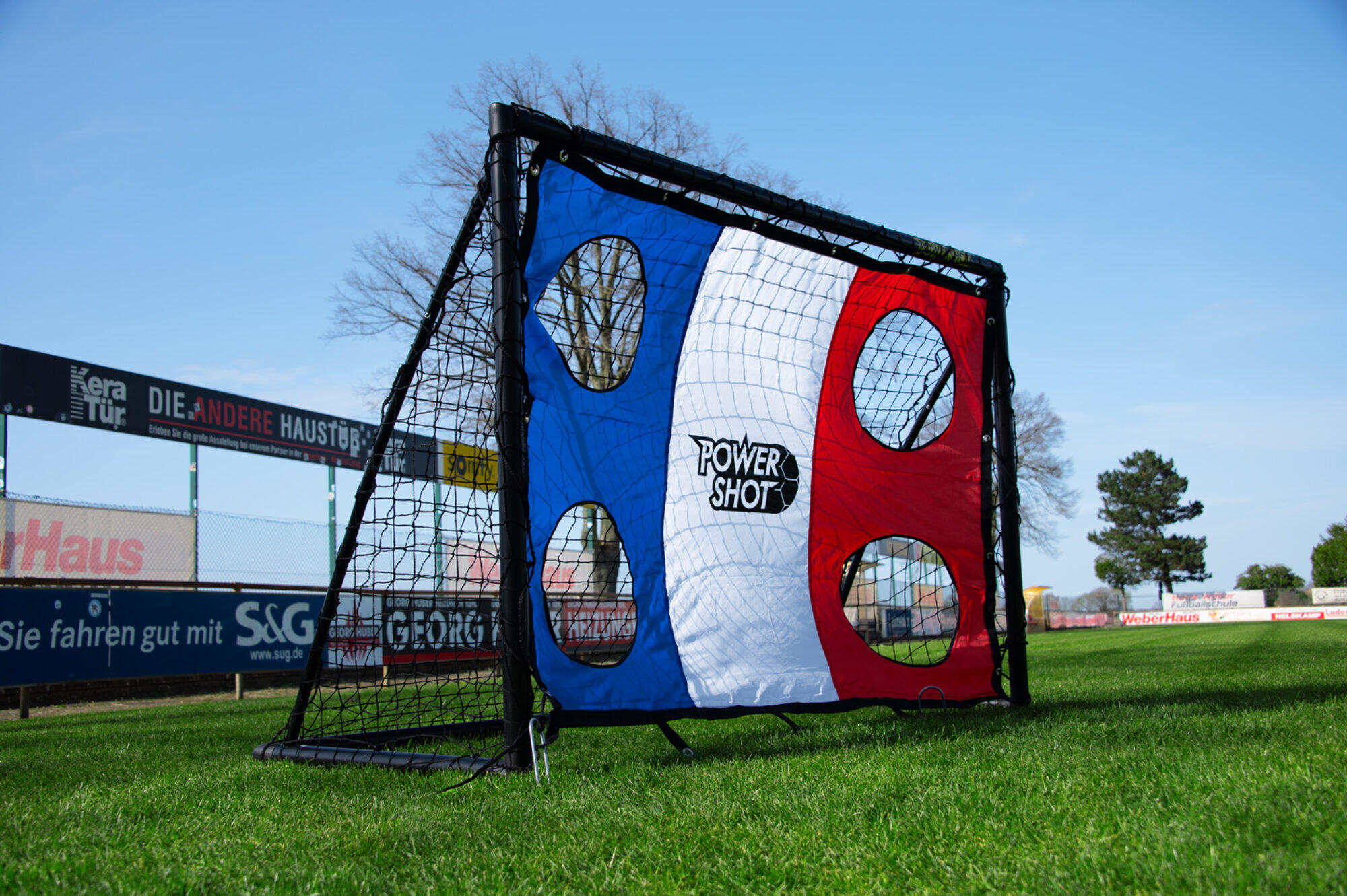 But de foot noir (1,8 x 1,2m) + Mur de tir France 2/4