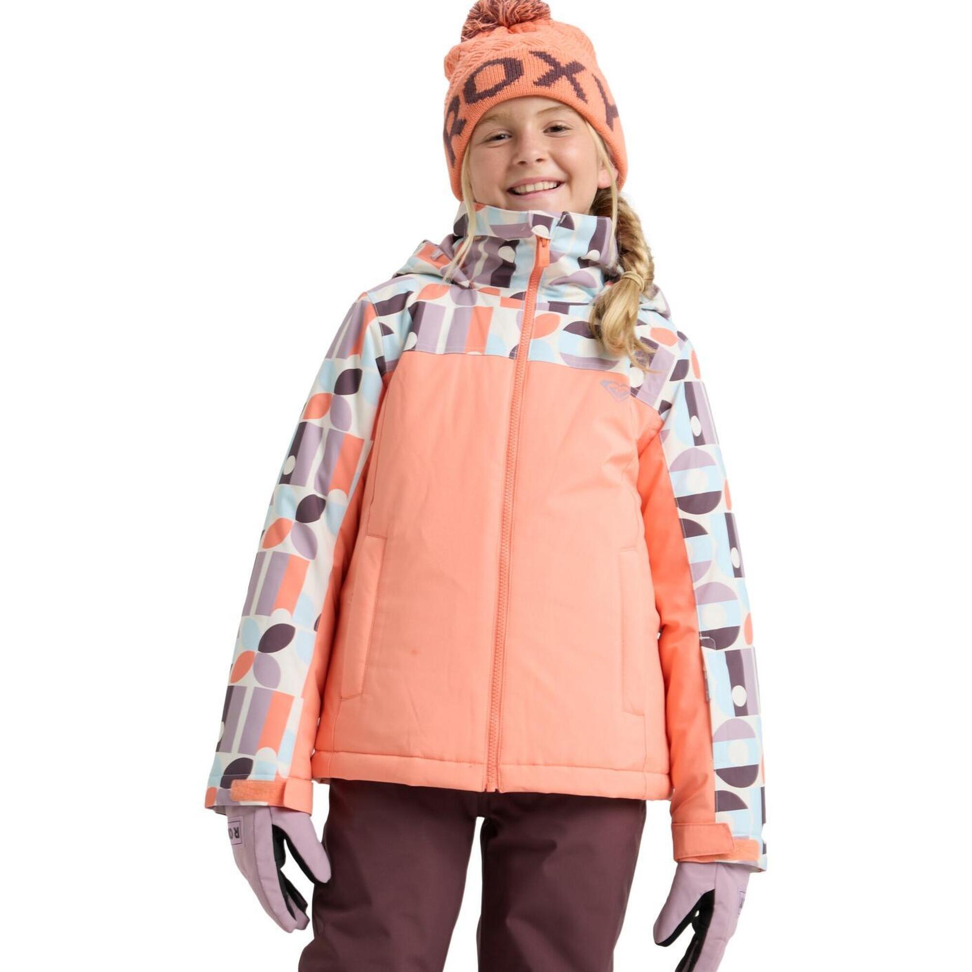 Roxy - Veste De Snow Technique Galaxy Blanc Fille - Veste - Blanc - Decathlon