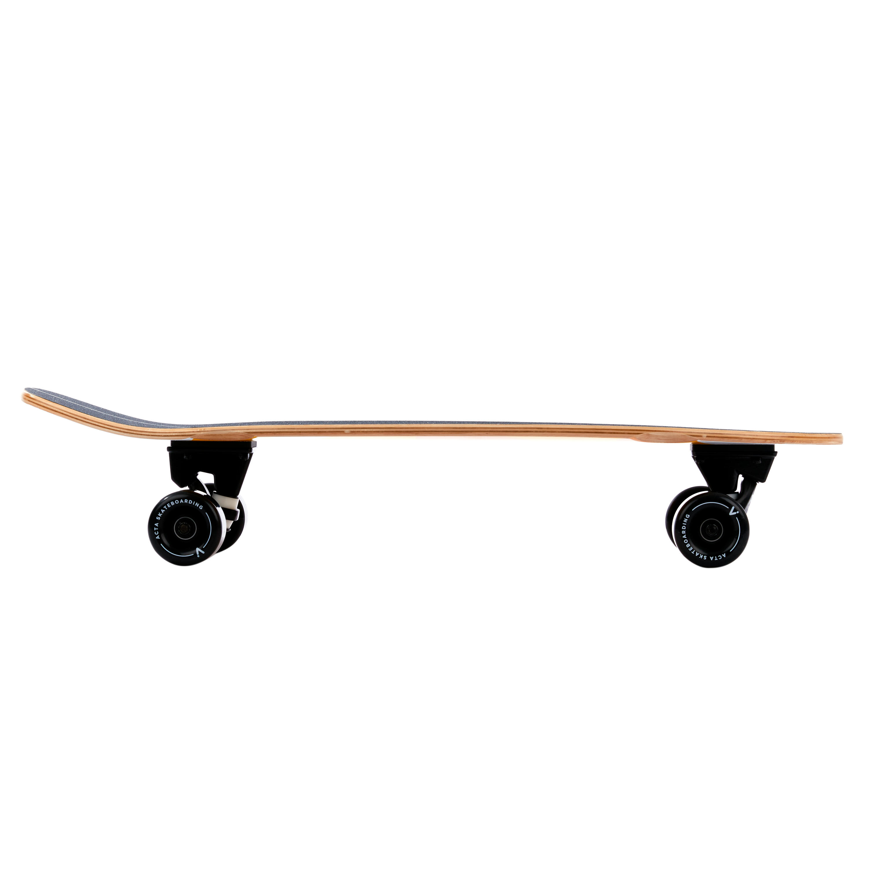 ACTA Surfskate Overlap 31" – Laranja e Branco - Prancha de surfe em maple de 7 c 4/8