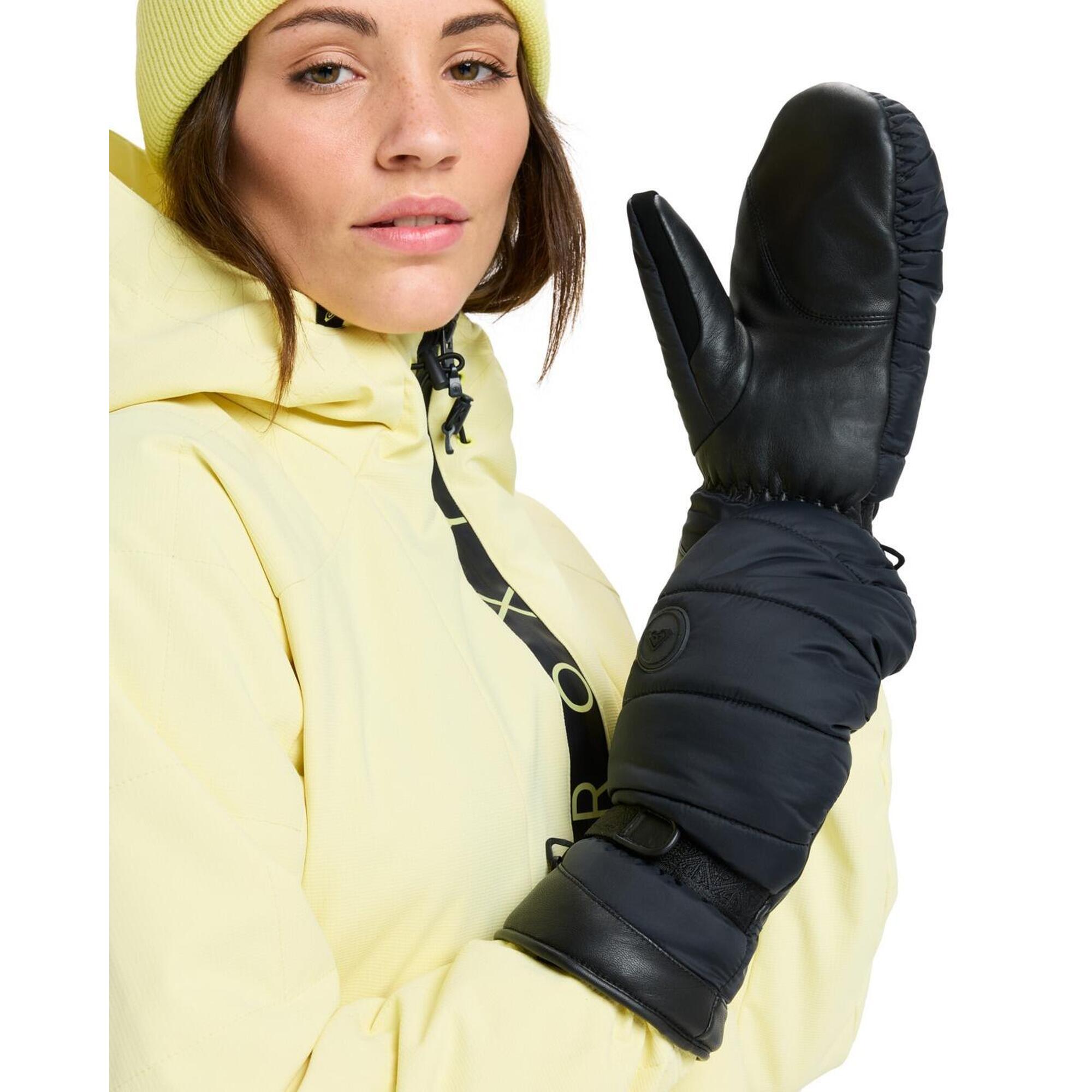 Roxy - Moufles Techniques Ski/snowboard Cantay Puffy Noir Femme - Gants - Noir - 40 M - Decathlon