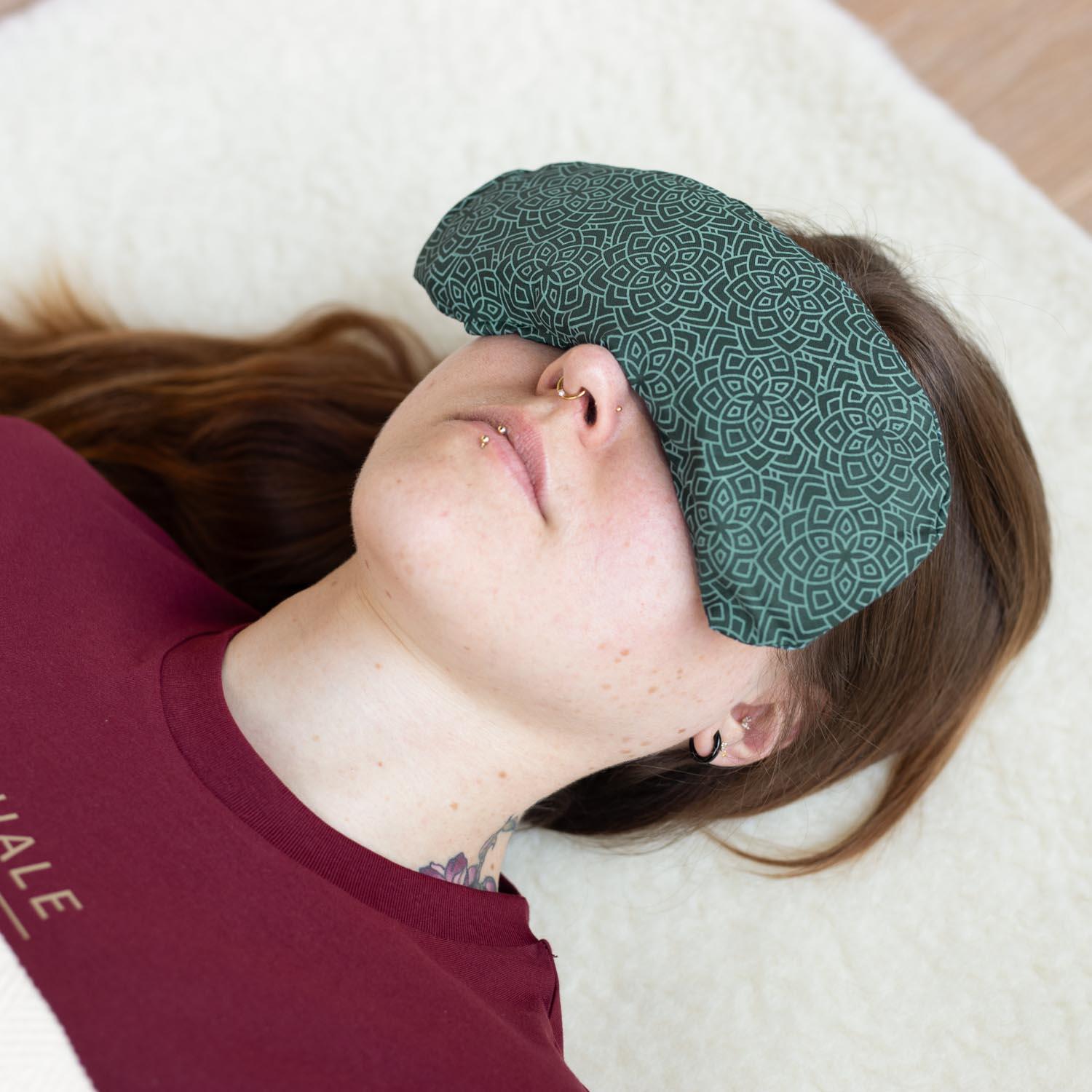 Masque de sommeil en coton, oreiller pour les yeux 5/5