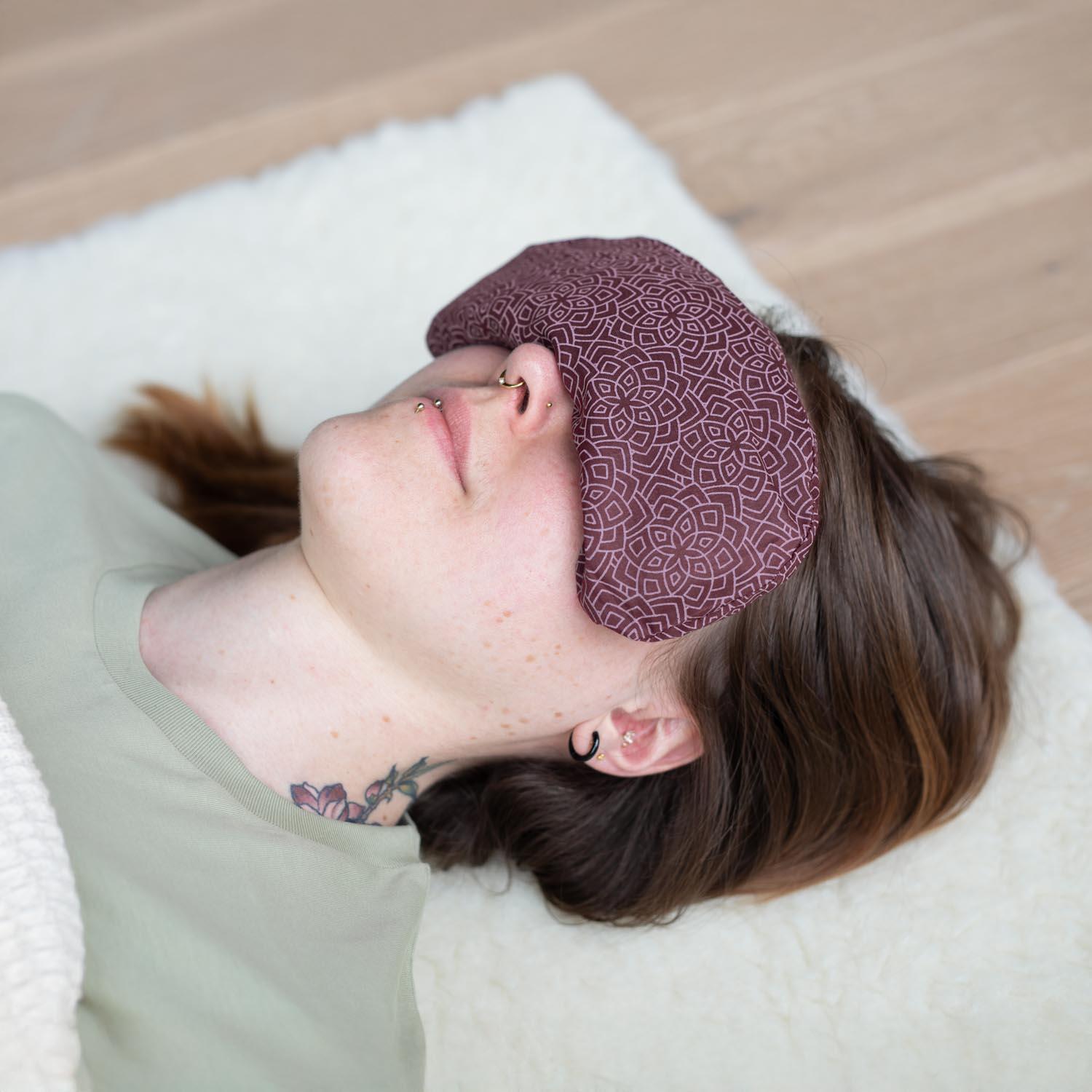 Masque de sommeil en coton, oreiller pour les yeux 5/5