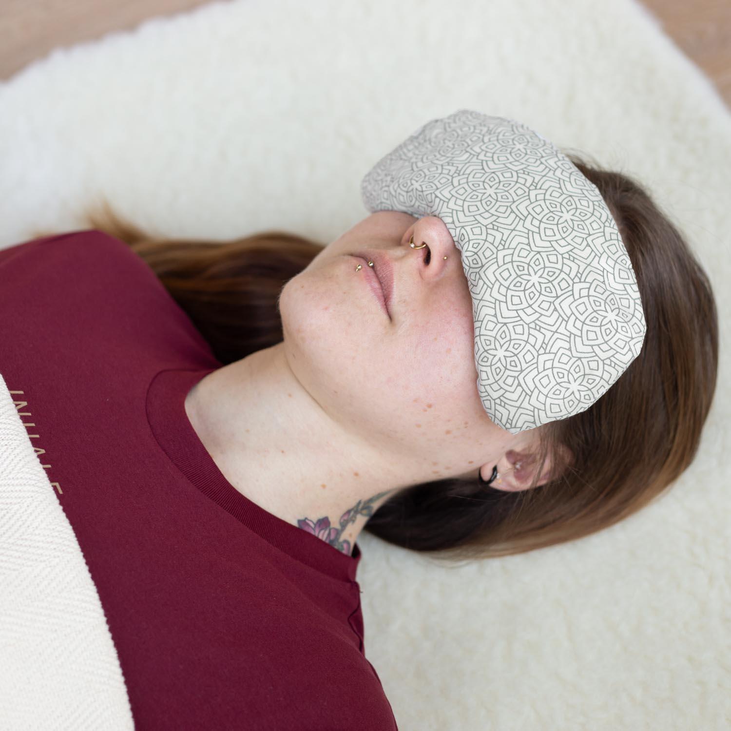 Masque de sommeil en coton, oreiller pour les yeux 5/5