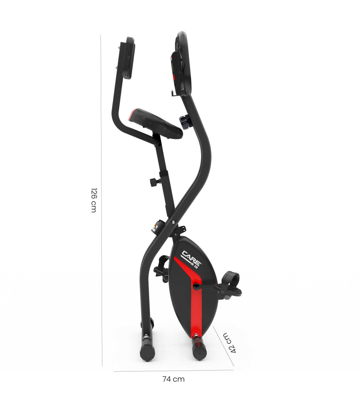 Vélo d'appartement pliable - CARE - CV-315 3/8