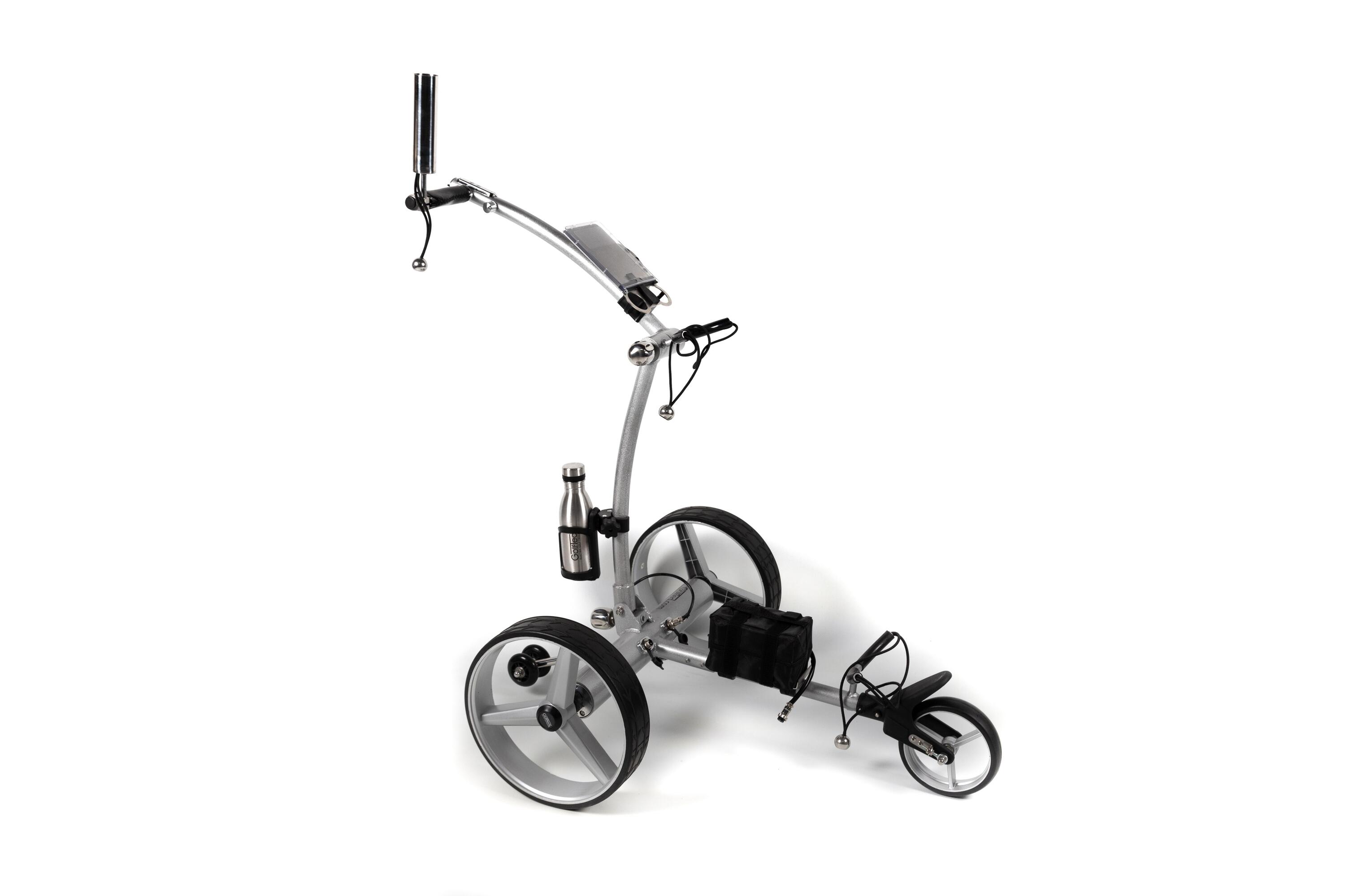 Golfted GT-AR GRIJS Elektrische golftrolley aluminium MET afstandsbediening 1/7