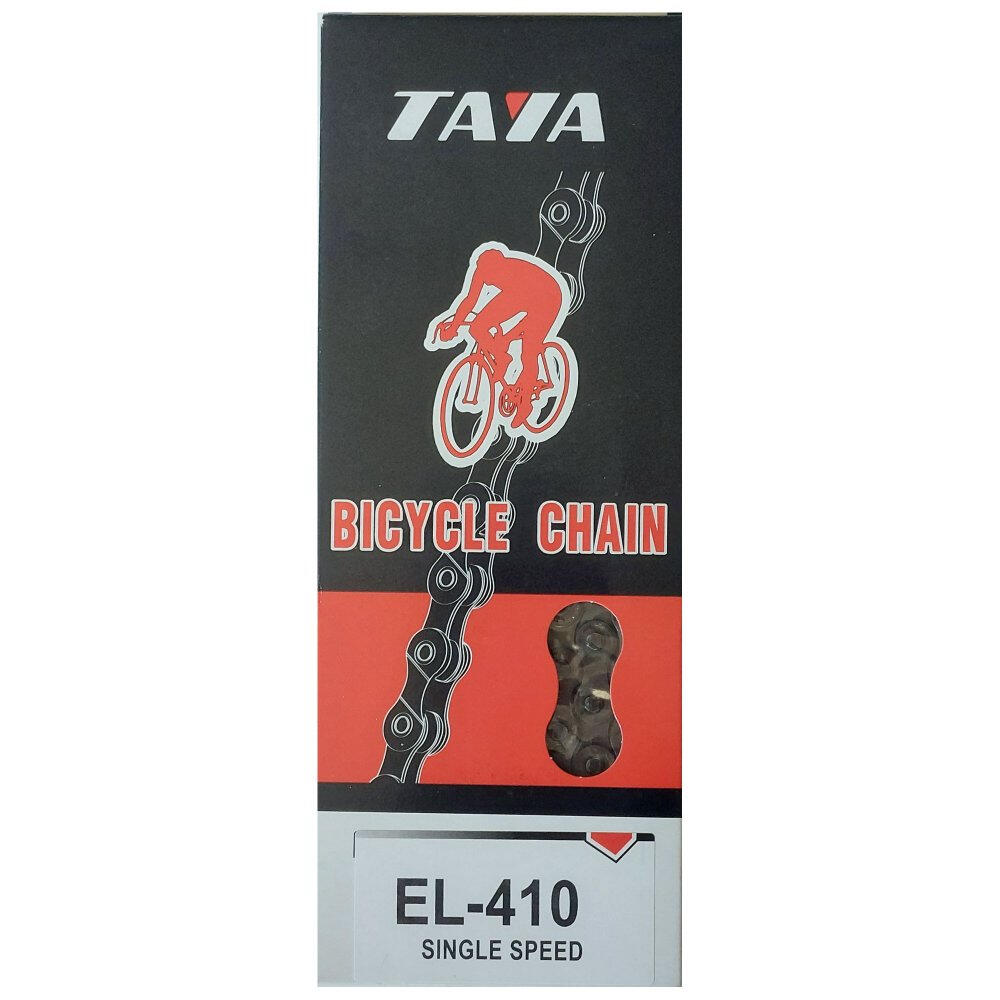 chaine 1/3 v standard tb410 112 maillons 1/2" x 1/8" noire 2/2