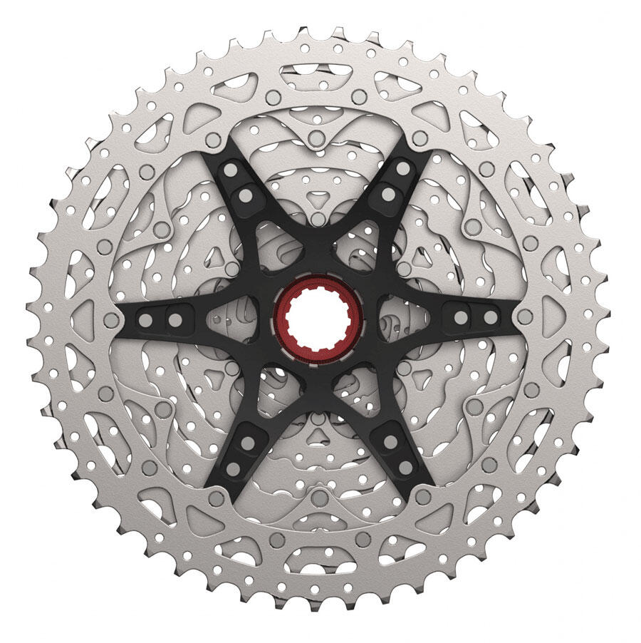 Cassetta MTB SUNRACE CS-MZ800 12V argento 3/4