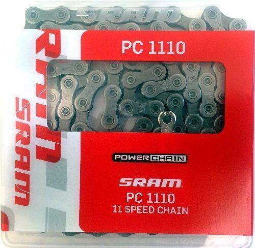 SRAM catena PC 1110 solid pin 114 maglie con POWERLOCK 2/3