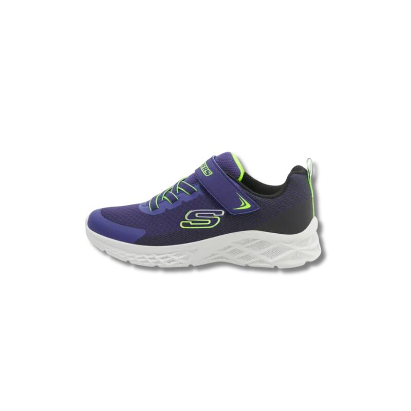 Zapatillas Deportivas Niño Skechers Zovrix Marino Ligeras 3/4