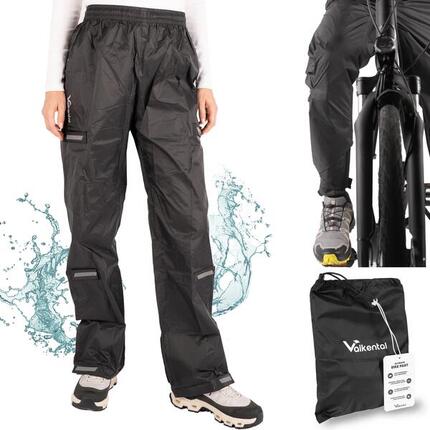 Pantalon de pluie pour velo - pantalon de velo impermeable pour femmes et hommes