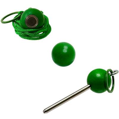 Bouleset kleur donkergroen - 1 magneet - 1 traceur de terrain - 1 but