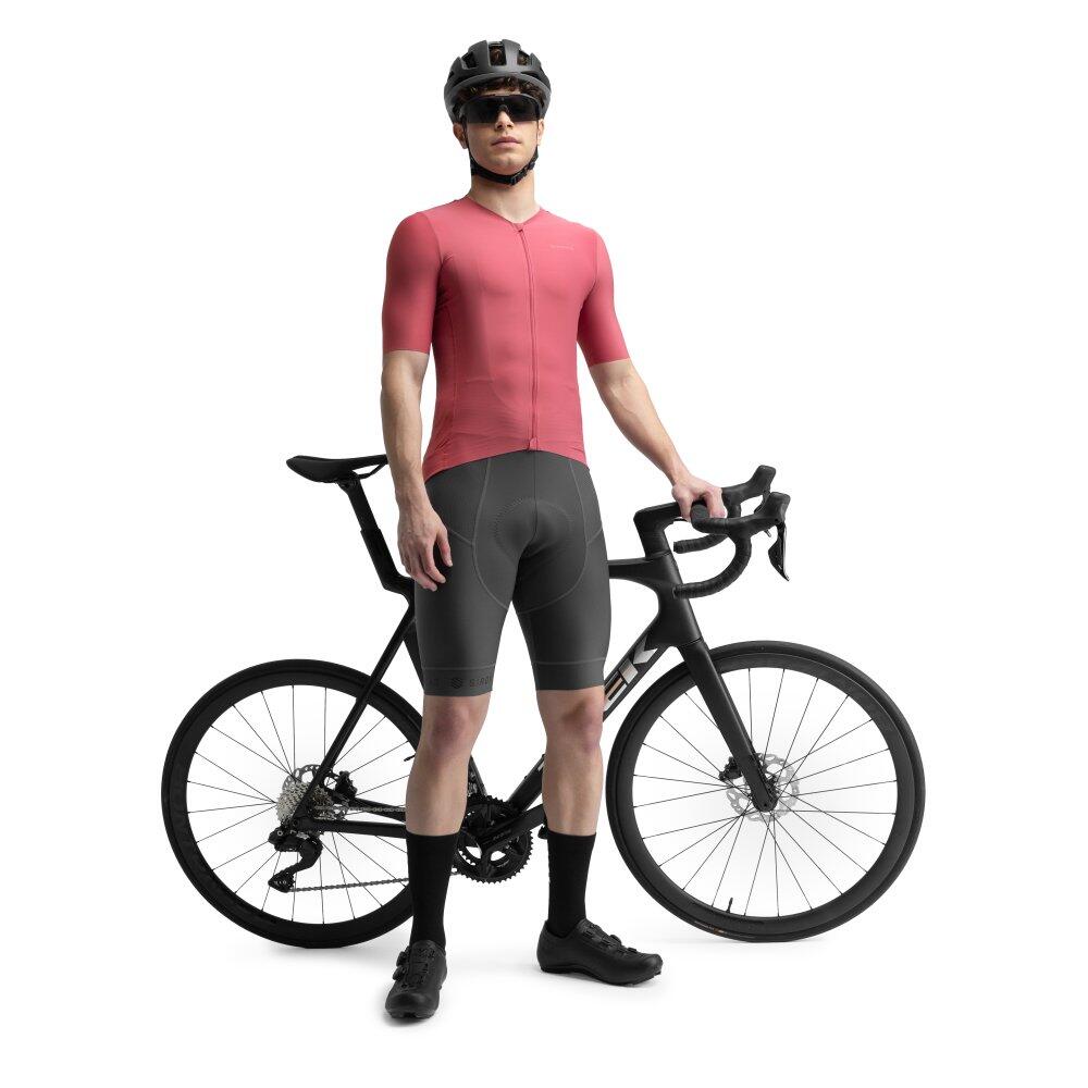Camisola ultraleve de ciclismo homem SRX Dirty Kanza Bordeux 3/8