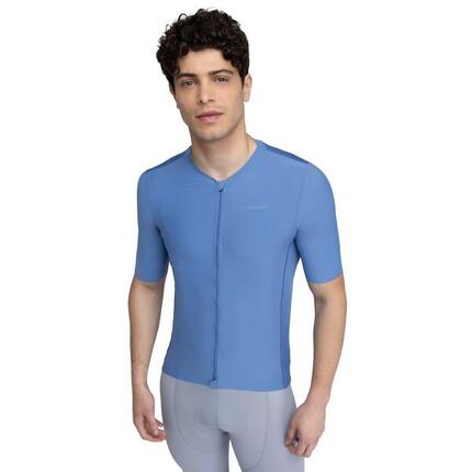 Maillot vélo ultraléger homme Cyclisme SRX Tirreno Bleu Marine