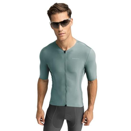 Maillot vélo ultraléger homme Cyclisme SRX Dauphiné Vert Armée