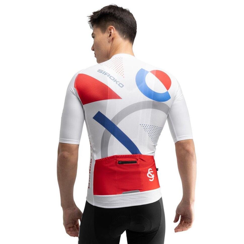 Męska koszulka rowerowa z krótkim rękawem Real Sporting de Gijón x