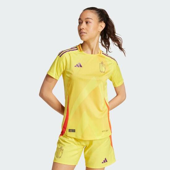 Maillot Extérieur Belgique 25 (Équipe féminine) Authentique