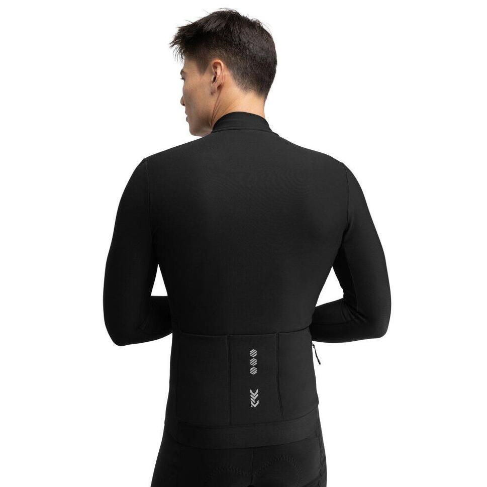 Męska zimowa kolarska koszulka termoaktywna Kolarstwo Siroko DW Grotto